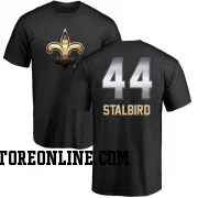Black Youth Isaiah Stalbird New Orleans Saints Midnight Mascot T-Shirt